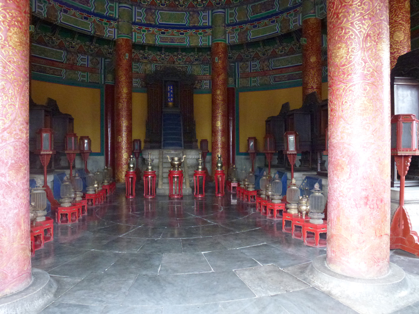 wnętrze Świątyni Pekin