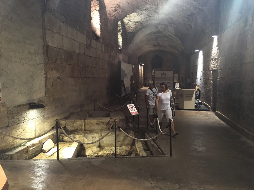 podziemia Pałacu Dioklecjana Split
