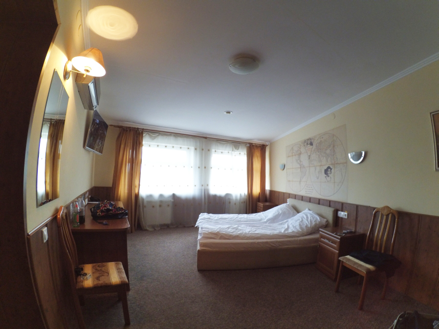 pokój superior hotel Navigator Kaliningrad sypialnia