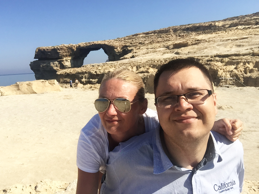 RobiMy Podróże na Azure Window na Malcie