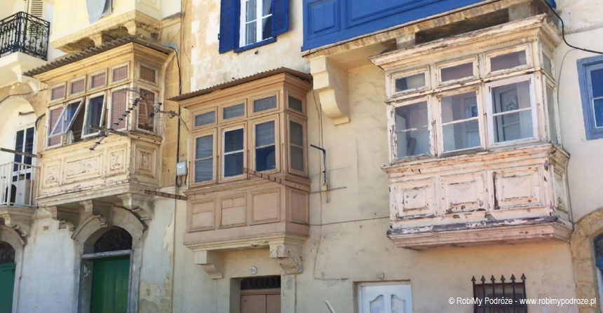 balkony w Valletcie