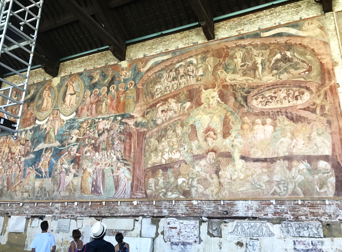 jeden dzień w Pizie - freski w Camposanto Monumentale