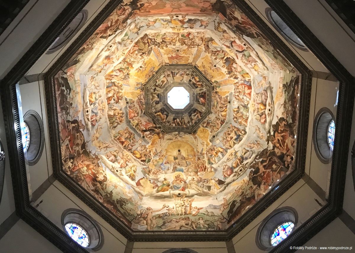 wnętrze kopuły Katedry we Florencji