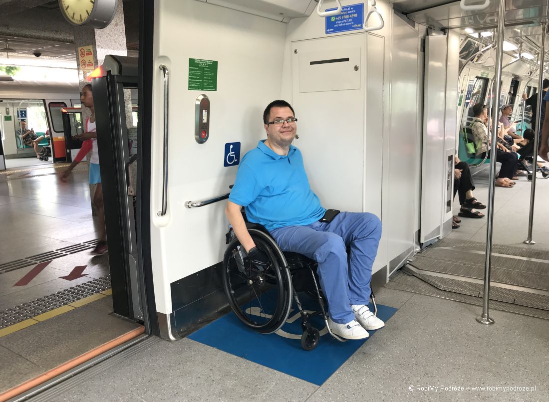 Singapur dla niepełnosprawnych - metro