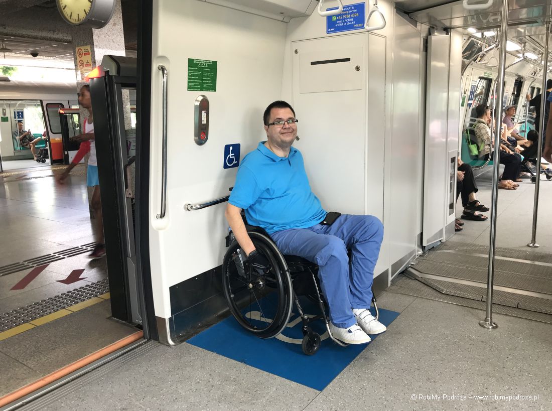 metro w Singapurze dla niepełnosprawnych