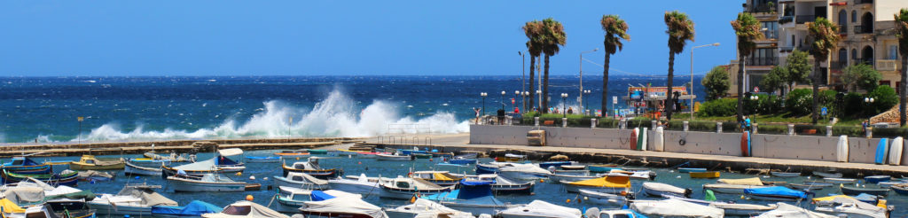 Buġibba Bay na Malcie