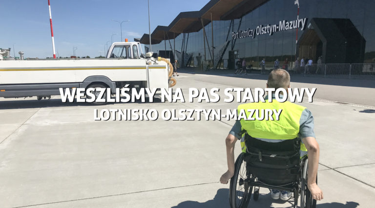 Lotnisko Olsztyn – Mazury. Weszliśmy na pas startowy