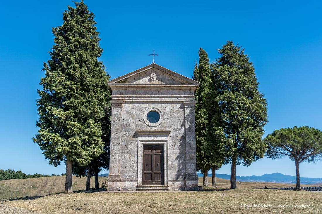 Capella di Vitaleta w Toskanii