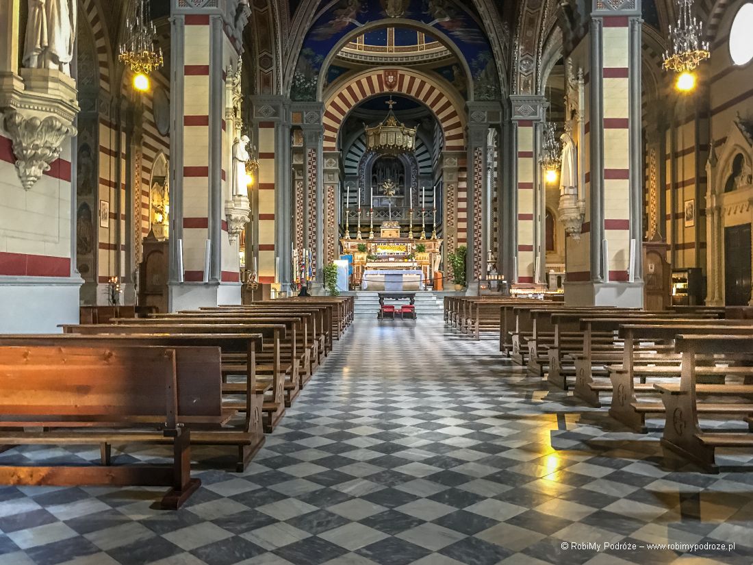basilica Santa Margherita - wnętrze bazyliki