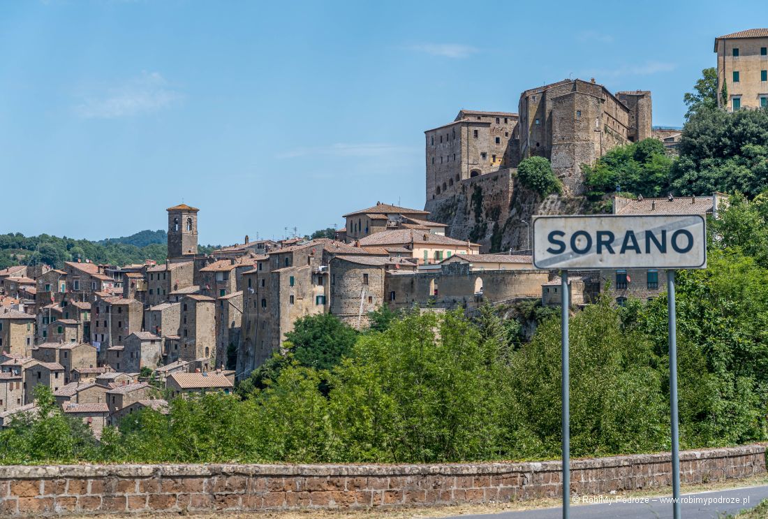 Sorano - tufowe miasta w Toskanii