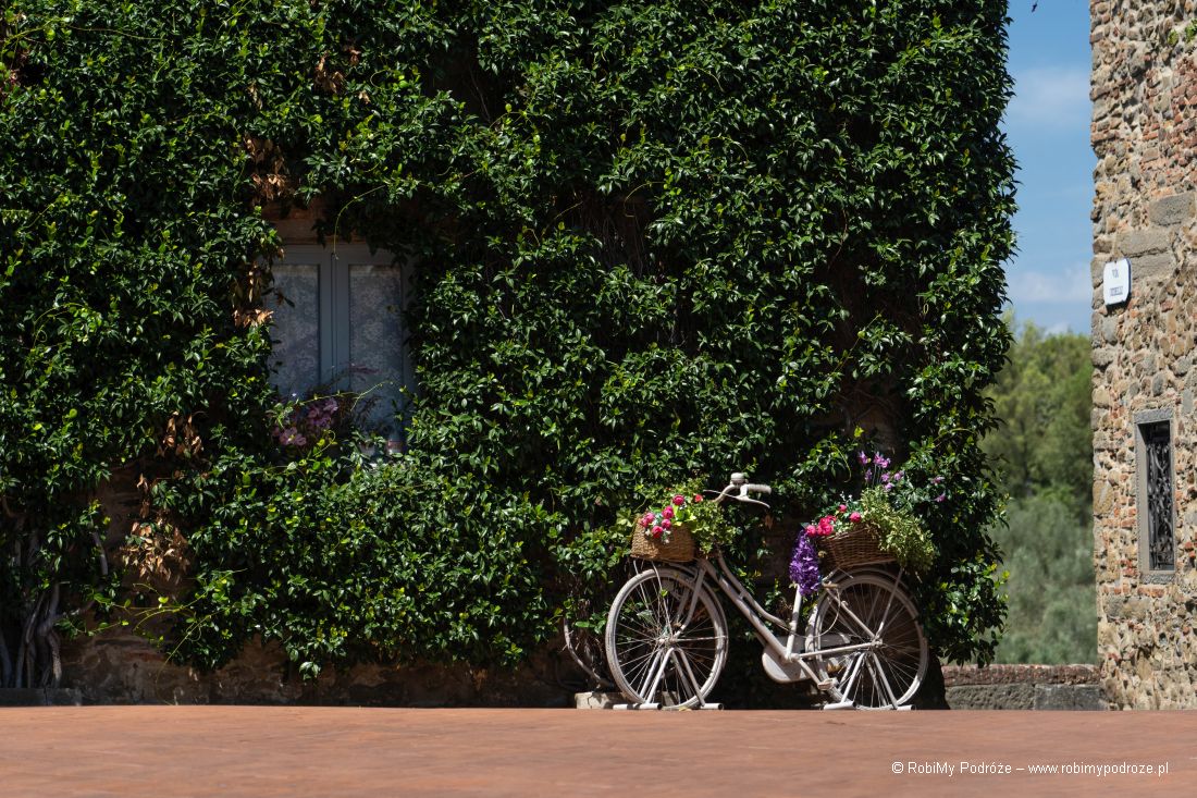 rower w Vinci w Toskanii