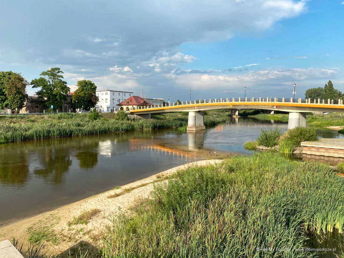 rzeka Warta i most Toruński