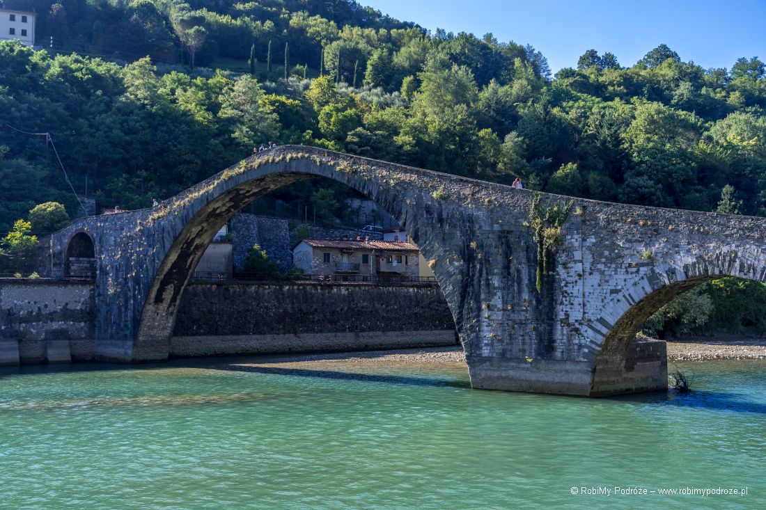 Ponte del diavolo w Toskanii
