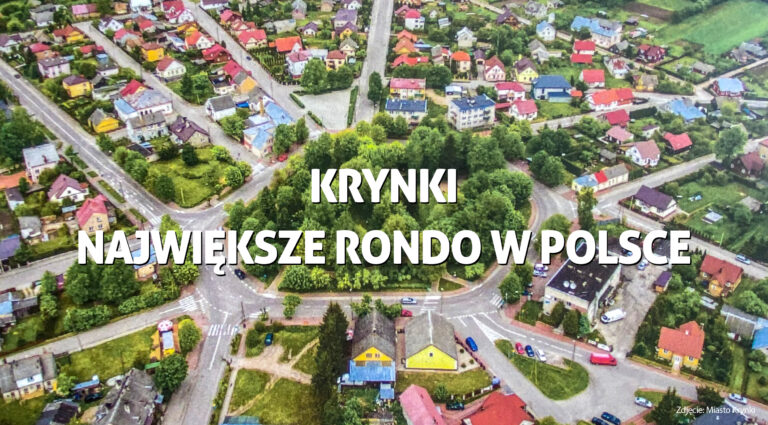 Krynki – największe rondo w Polsce, a tuż obok granica z Białorusią
