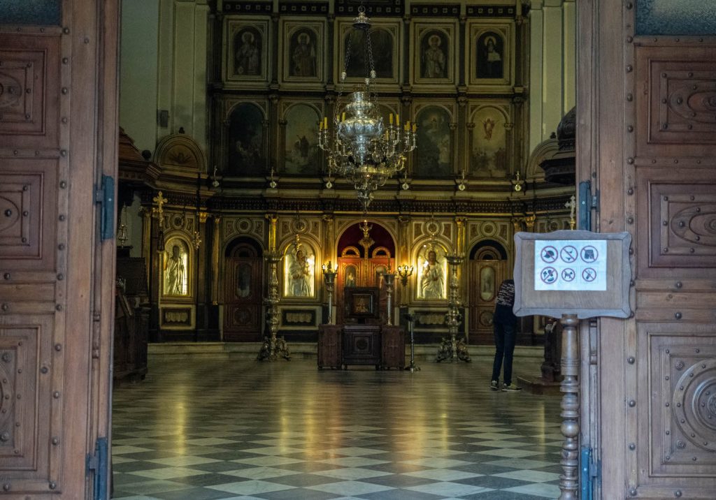 Ikonostas w Cerkwii św. Mikołaja