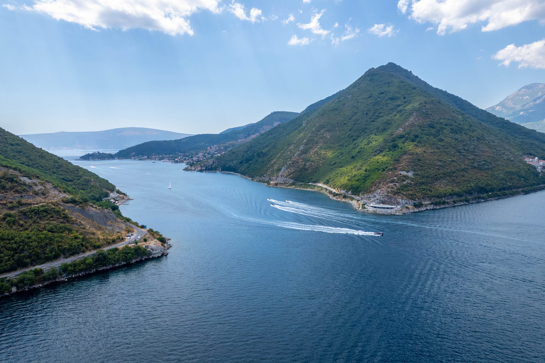 Cieśnina Verige - punkt widokowy na Zatokę Kotorską w Czarnogórze