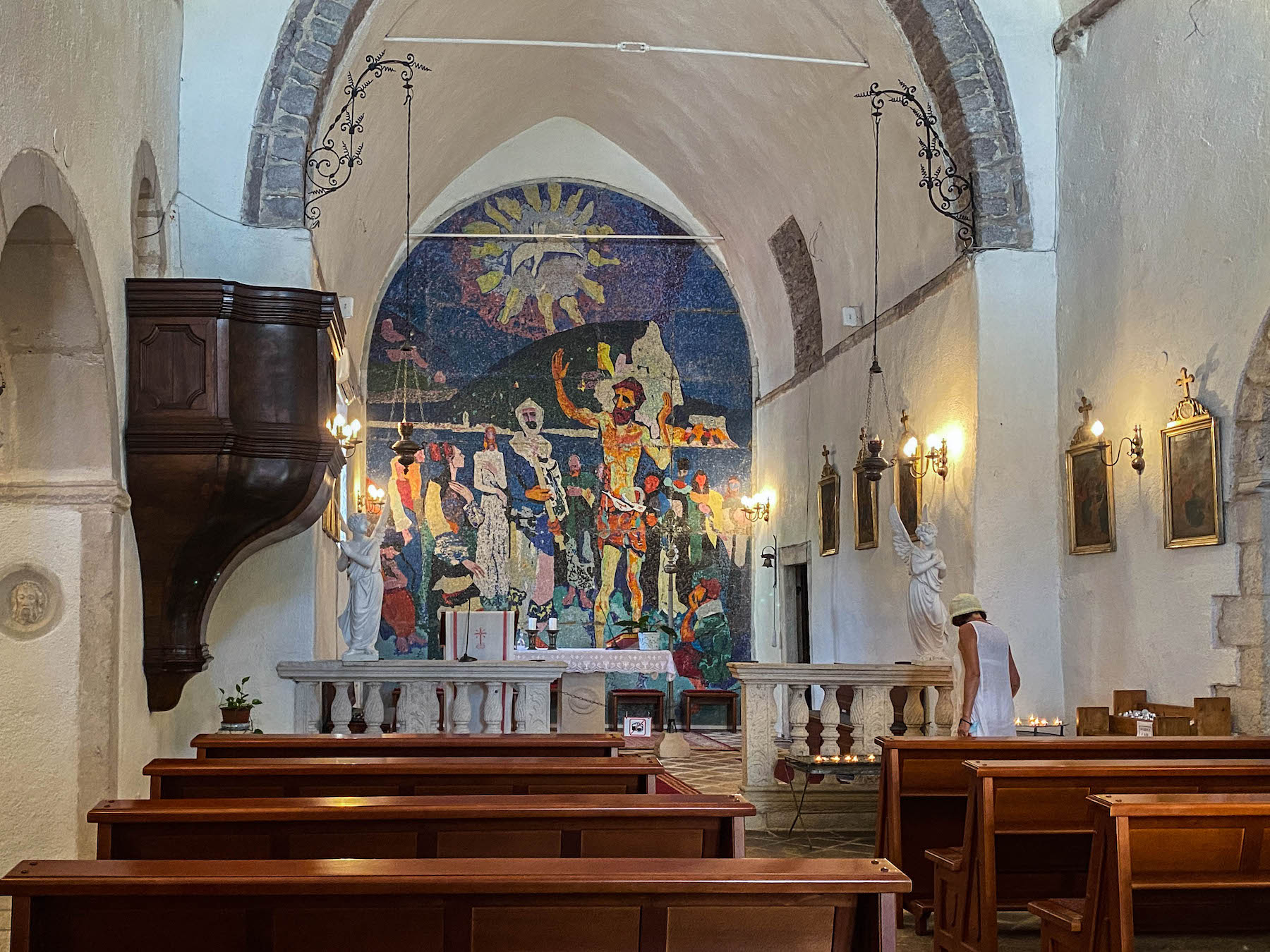 mozaika w Kościele św. Jan Chrzciciela w Budvie