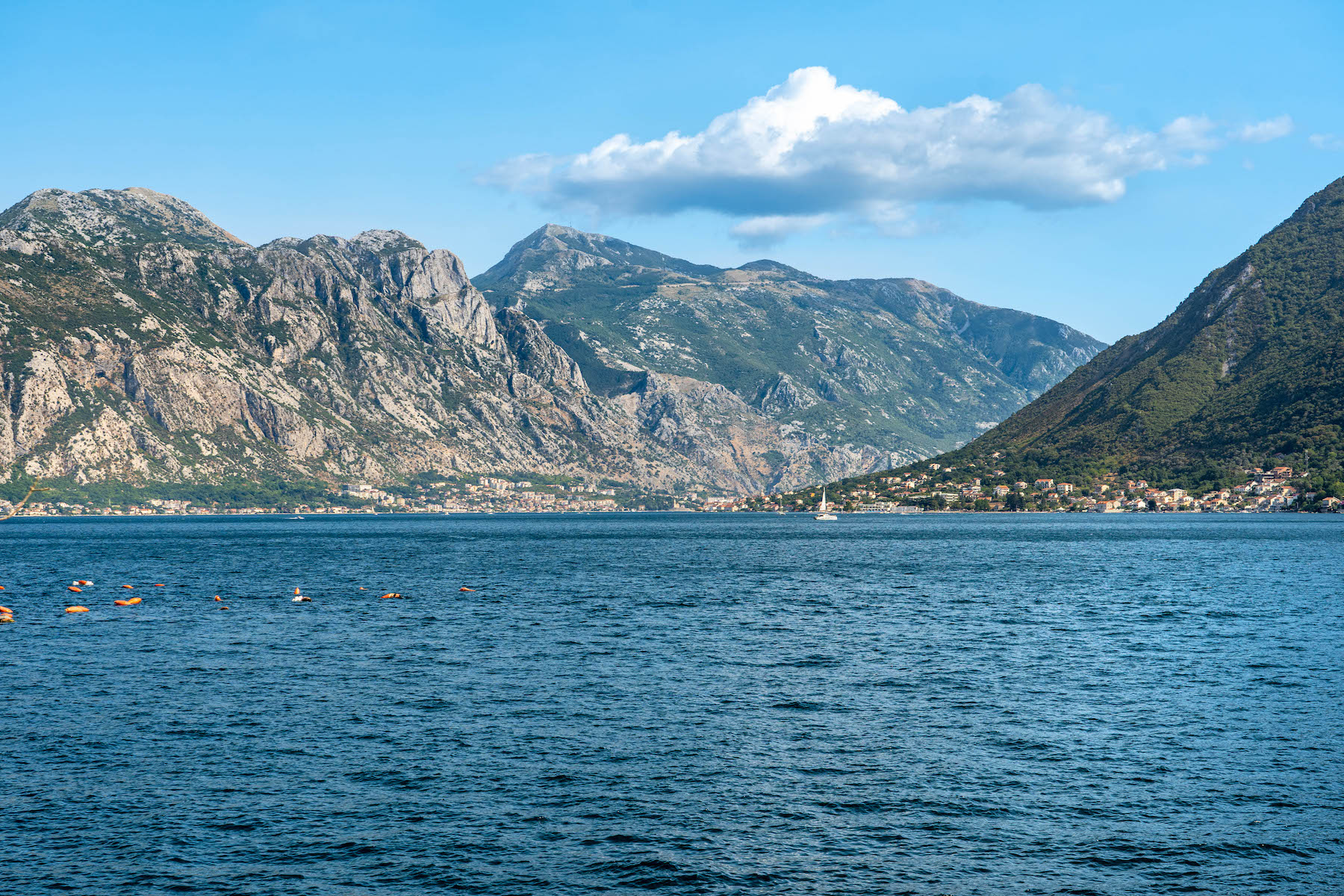 panorama Zatoki Kotorskiej