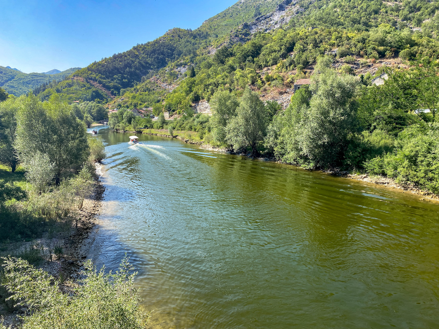 Rijeka Crnojevića - punkty widokowe w Czarnogórze
