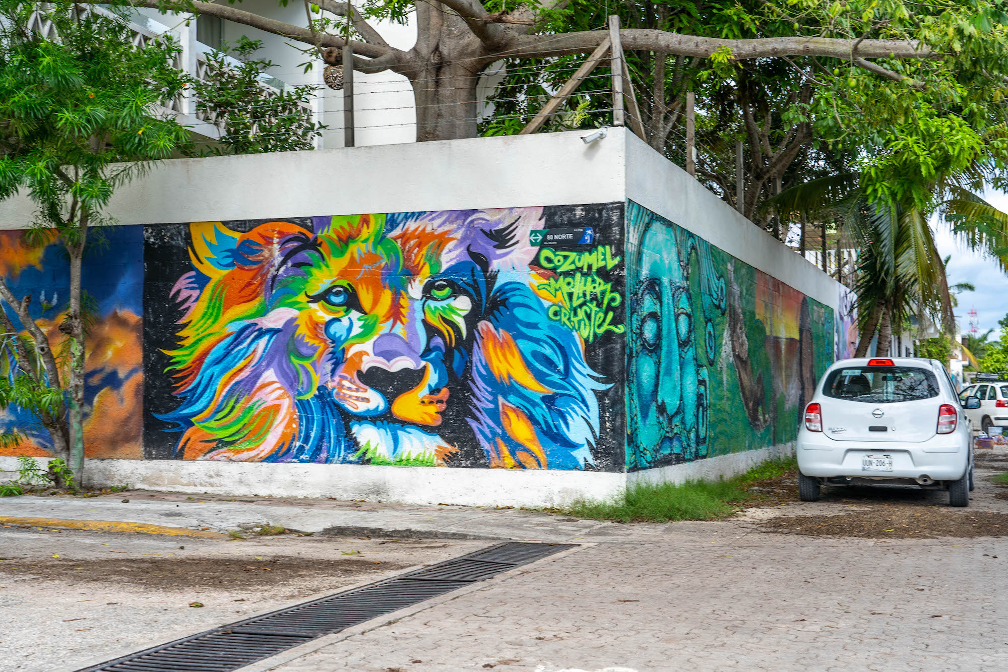 Graffitti w Playa del Carmen