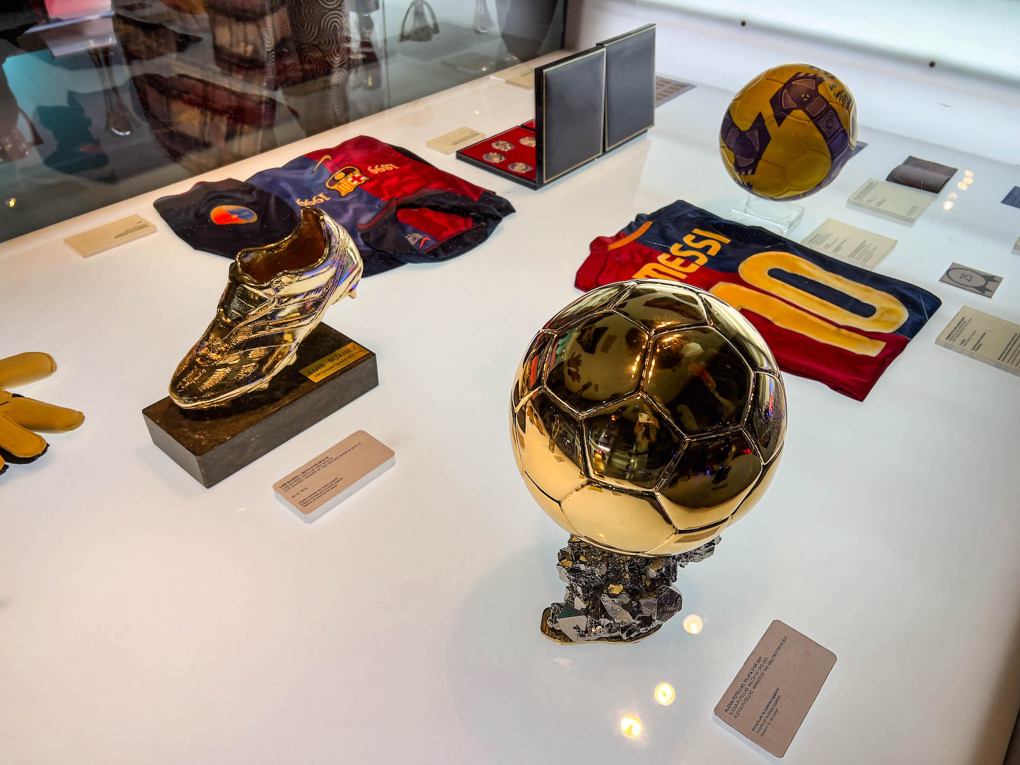 Camp Nou - złota piłka i buty